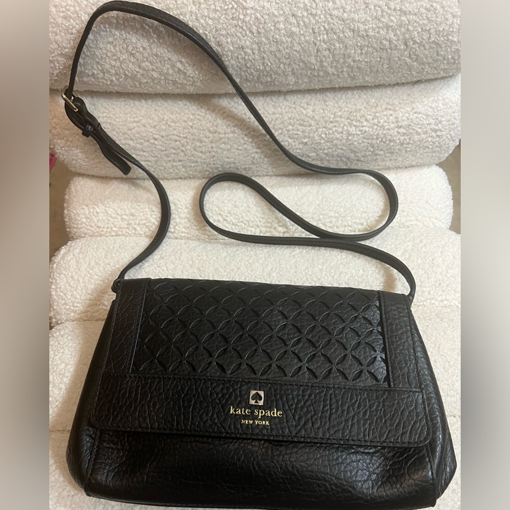 Kate Spade Crossbody - Black Leather